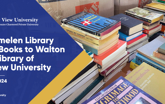 Van Bemmelen Library Donates Books to Walton Whaley Library of Valley View University